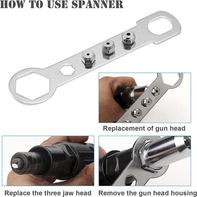 Pop Rivet Gun Tool Rivet Drill Attachment Power Drill Tool Kit