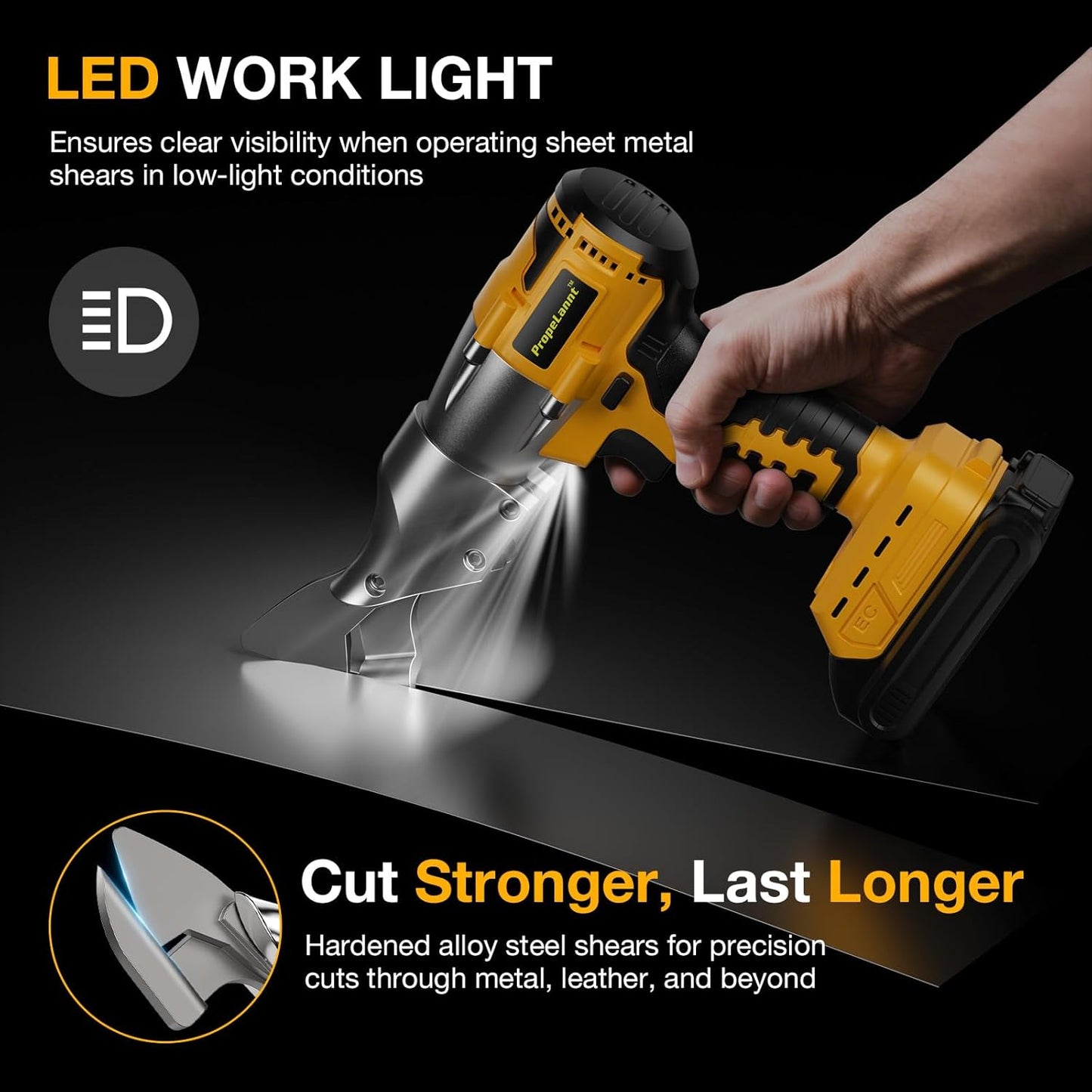 Cordless Metal Shears for Dewalt 20V Max