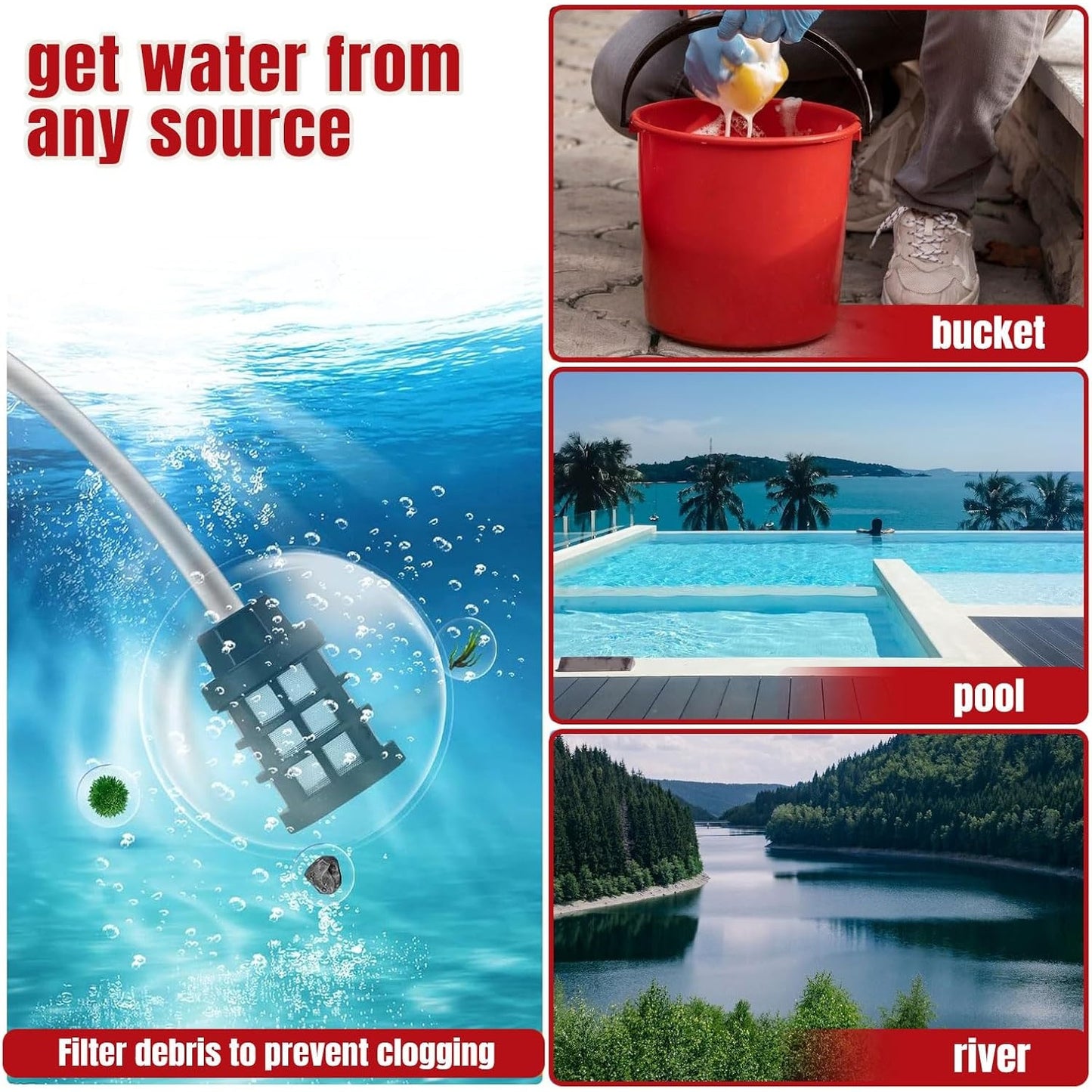 Cordless Pressure Washer, Portable Battery Power Washer