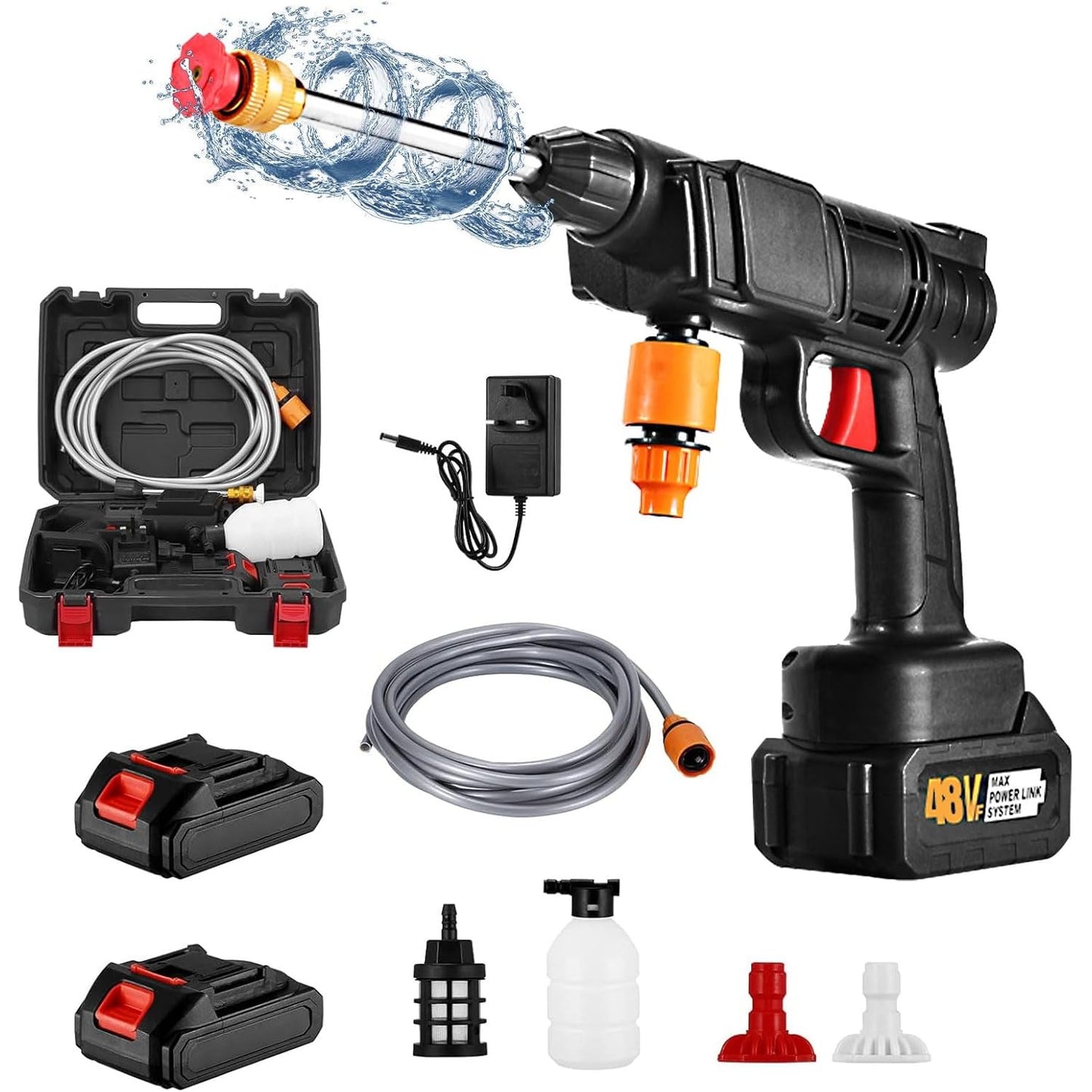 Cordless Pressure Washer, Portable Battery Power Washer