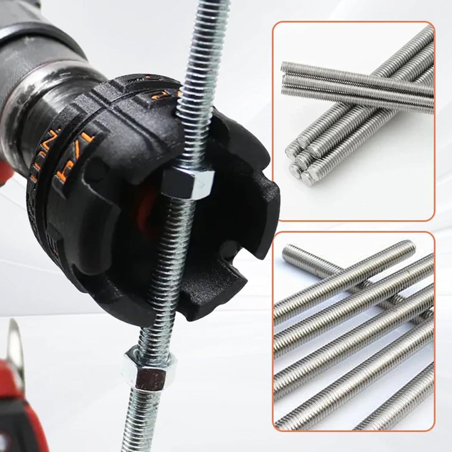 Nut Zipper Drill Attachment for Fast Nut and Bolt Removal