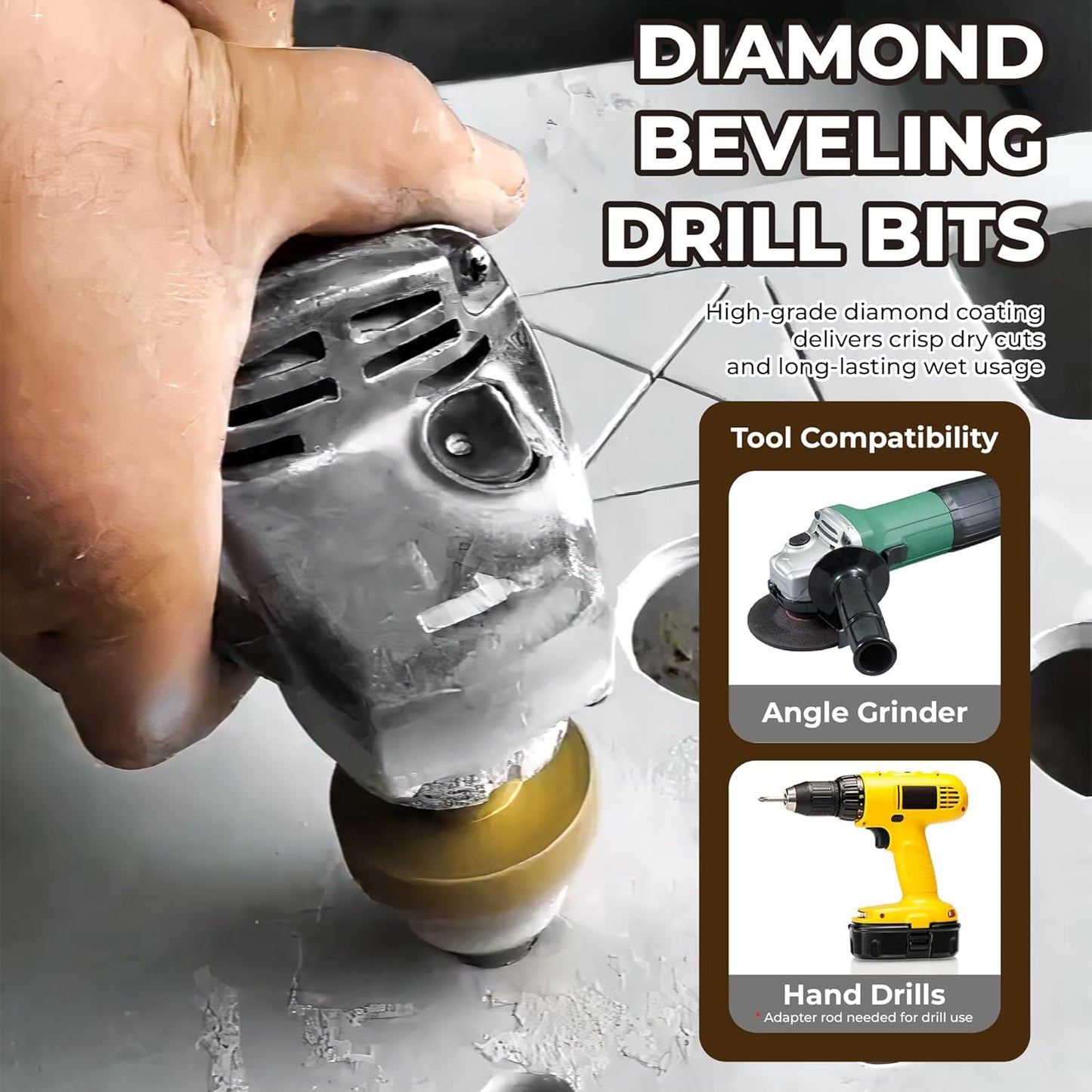 Diamond Step Drill Bits