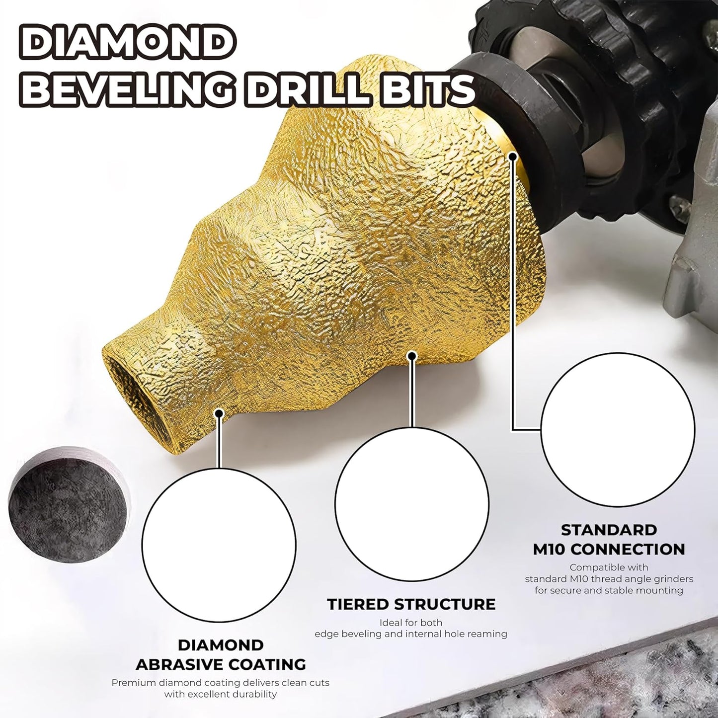 Diamond Step Drill Bits