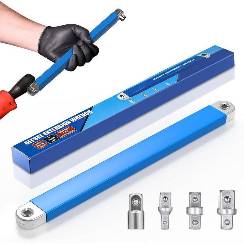 Impact ready offset extension wrench