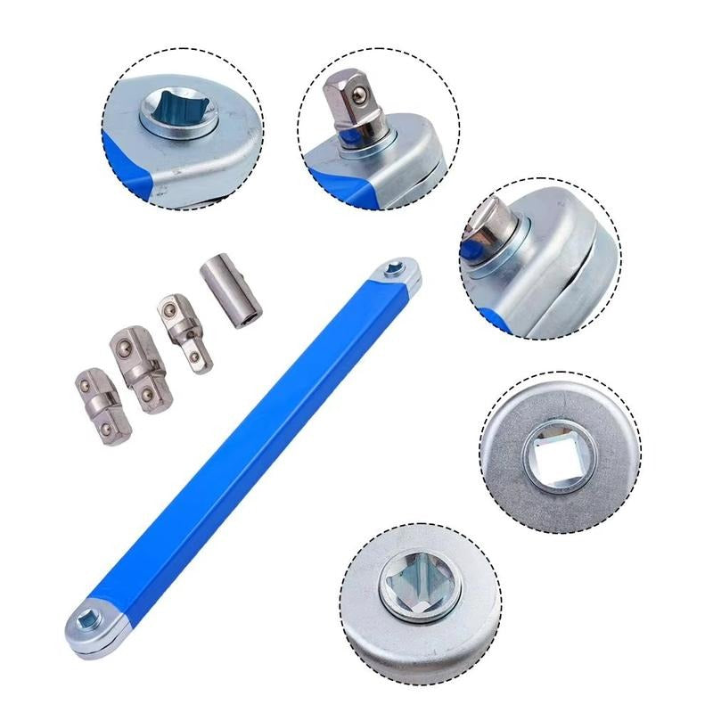 Impact ready offset extension wrench