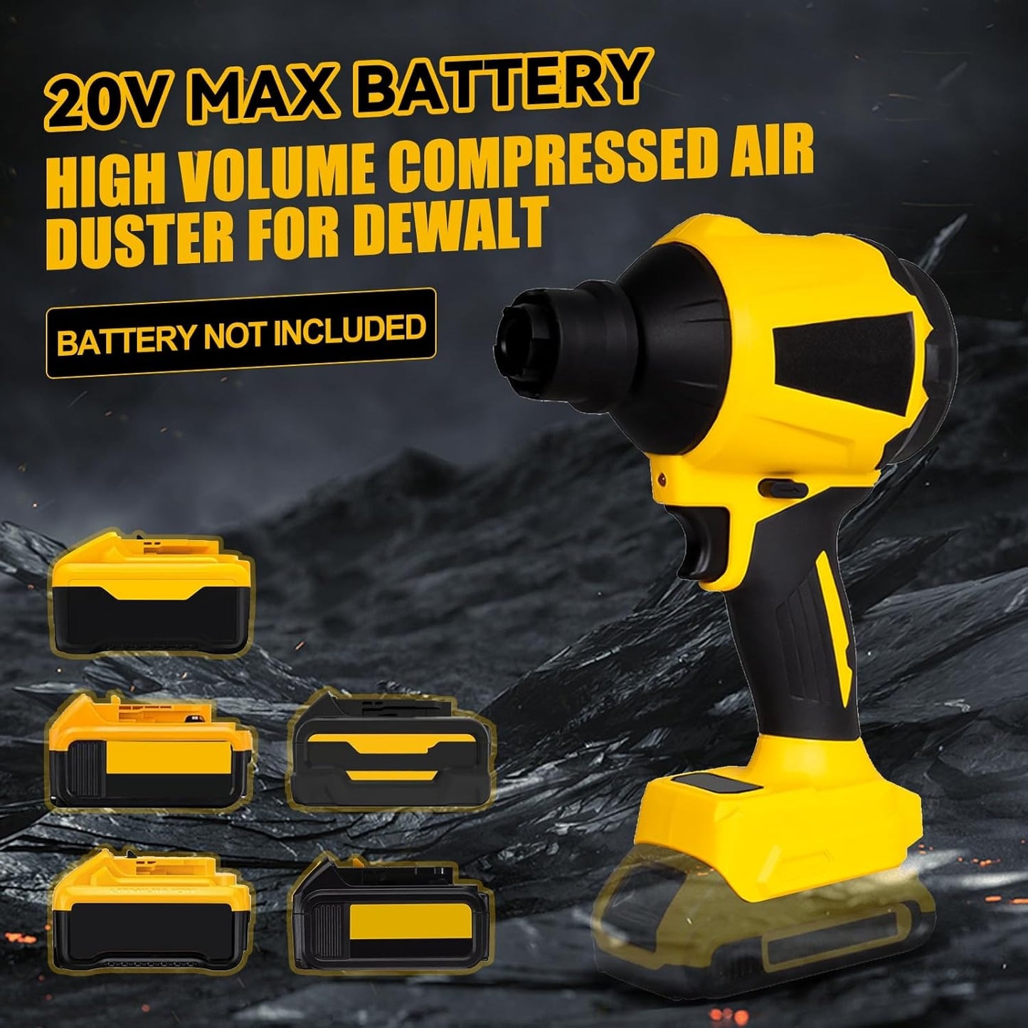 Cordless Dust Blower Fit for Dewalt 20V Max Battery