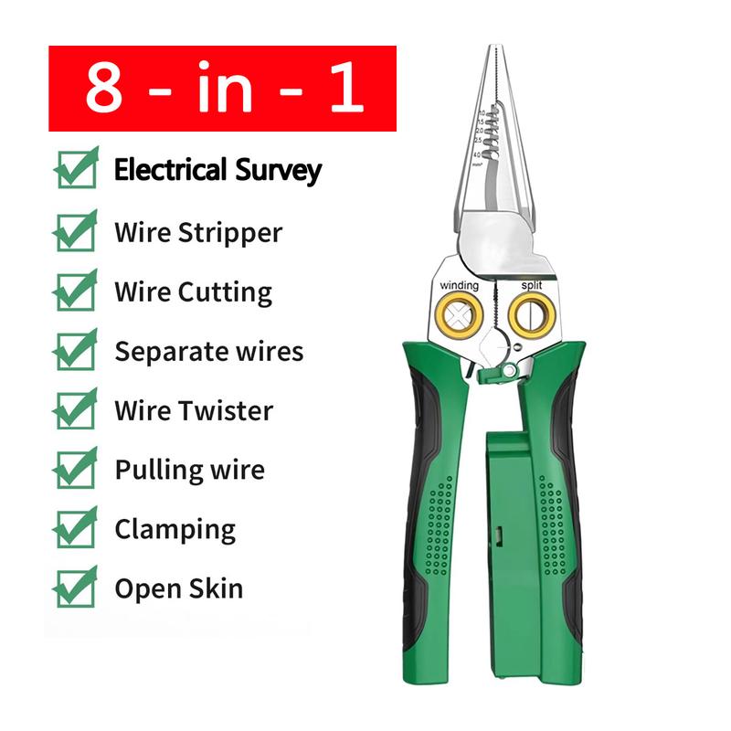 8 in 1 Wire Stripping Pliers