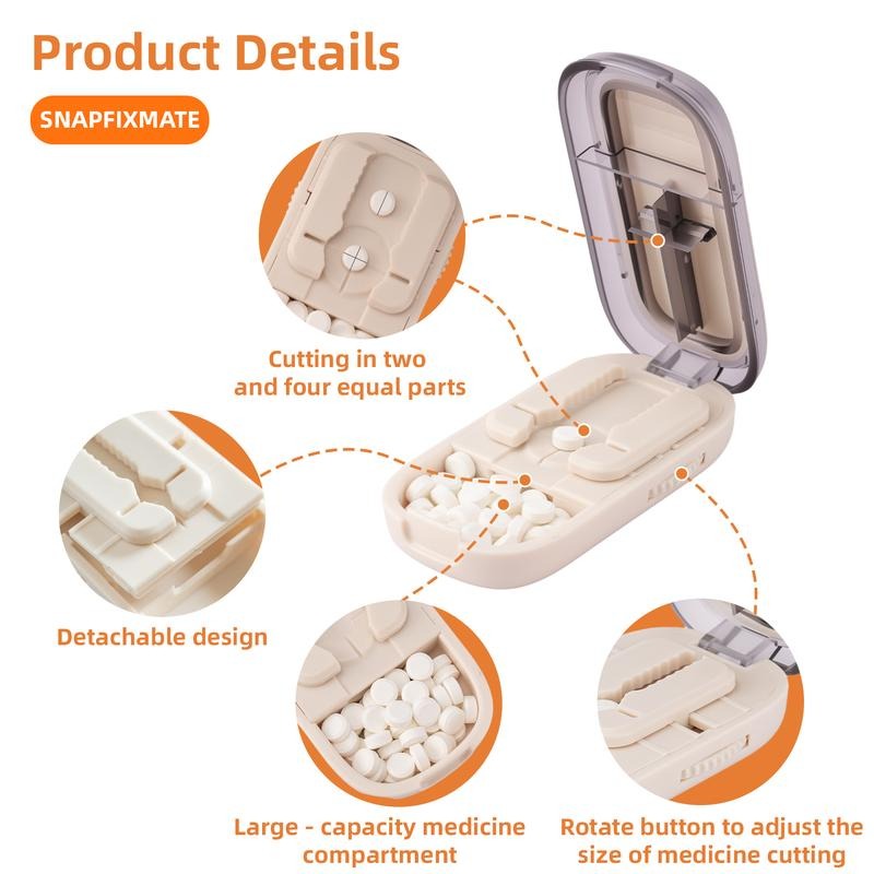 Pill Cutter Splitter for Cutting Multiple Pills